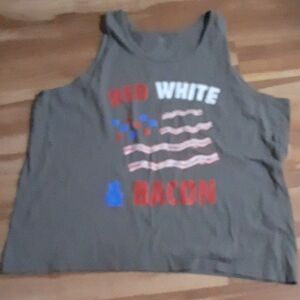 Men's Patriotic Tank Top - Red, White & Blue Design